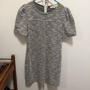 Black & white tweed dress | size PXS